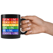 Load image into Gallery viewer, All The Love Black Mug
