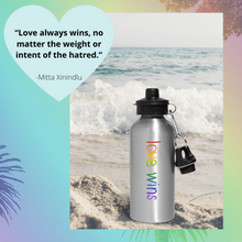 Load image into Gallery viewer, Love Wins Water Bottle
