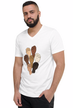 Load image into Gallery viewer, Black Lives Matter Men&#39;s V-Neck Tee
