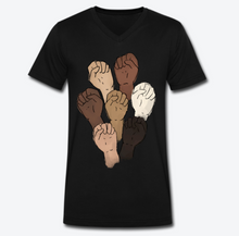 Load image into Gallery viewer, Black Lives Matter Men&#39;s V-Neck Tee
