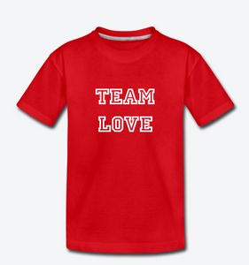 TEAM LOVE Kids' Customizable Premium Tee