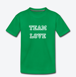 TEAM LOVE Kids' Customizable Premium Tee