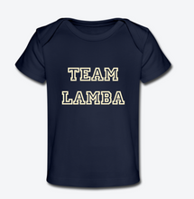 Load image into Gallery viewer, TEAM LOVE Customizable Organic Baby T-Shirt
