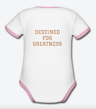 Load image into Gallery viewer, TEAM LOVE Customizable Organic Short Sleeve Baby Bodysuit
