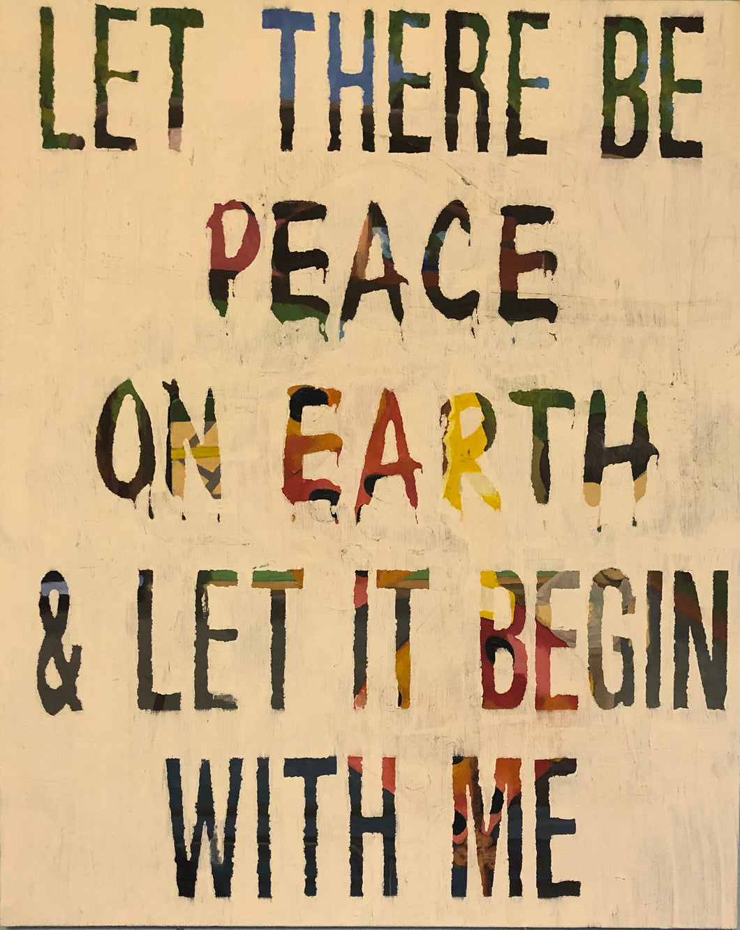 Rescued Painting - Peace On Earth