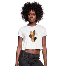 Load image into Gallery viewer, Black Lives Matter Women&#39;s Cropped T-Shirt - white
