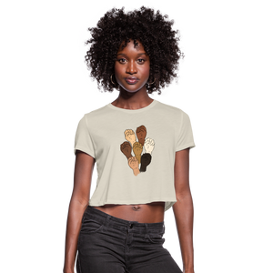 Black Lives Matter Women's Cropped T-Shirt - dust