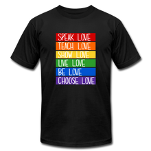 Load image into Gallery viewer, All The Love Unisex Tee - black
